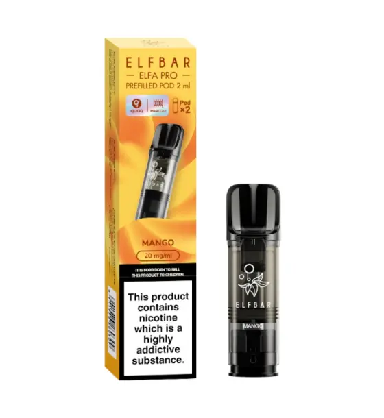 Elf Bar ELFA Pro Mango Prefilled Pod Kit – 20mg