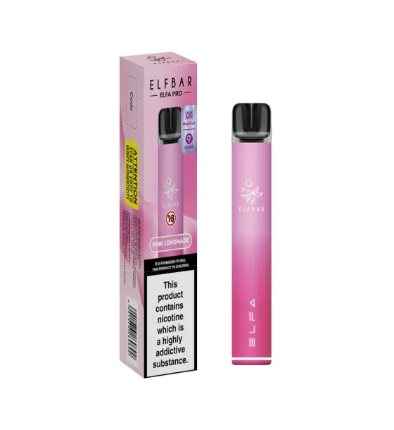 Elf Bar ELFA Pro Pink Lemonade Prefilled Pod Kit – 20mg