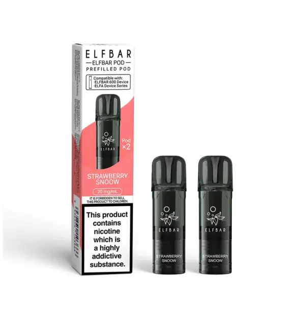 Elf Bar ELFA Pro Strawberry Snoow Prefilled Pod Kit – 20mg
