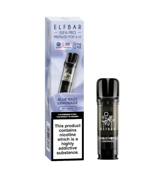 Elf Bar ELFA Pro Blue Razz Lemonade Prefilled Pods – 20mg