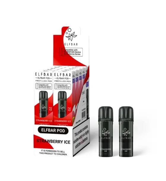 Elf Bar ELFA Pro Strawberry Ice Prefilled Pods – 20mg