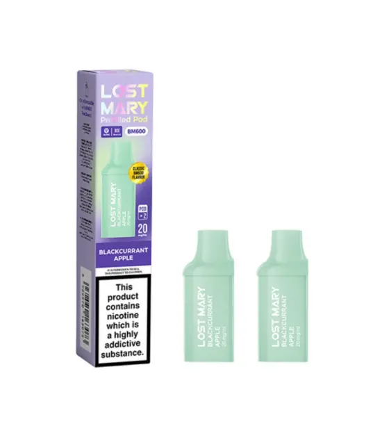Lost Mary BM600 Blackcurrant Apple Prefilled Pod Kit – 20mg
