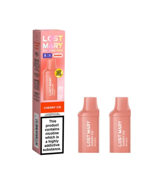 Lost Mary BM600 Cherry Ice Prefilled Pod Kit – 20mg