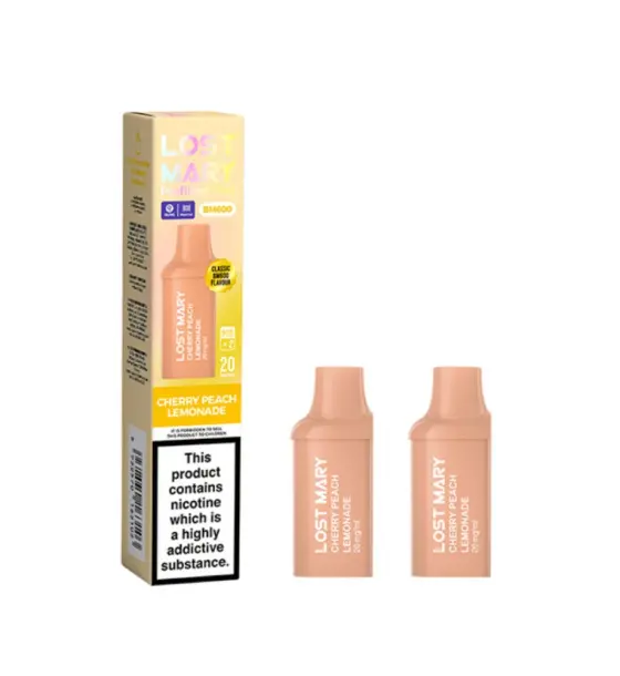Lost Mary BM600 Cherry Peach Lemonade Prefilled Pod Kit – 20mg