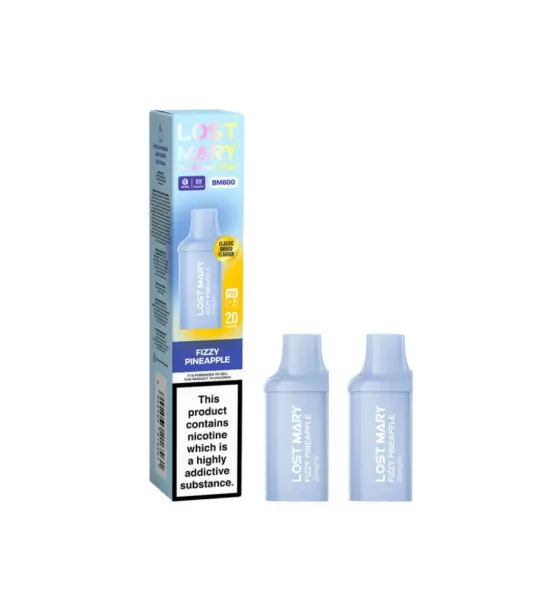 Lost Mary BM600 Fizzy Pineapple Prefilled Pod Kit – 20mg