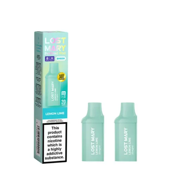 Lost Mary BM600 Lemon Lime Prefilled Pod Kit – 20mg