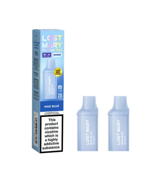 Lost Mary BM600 Mad Blue Prefilled Pod Kit – 20mg