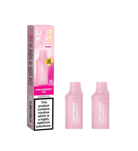 Lost Mary BM600 Strawberry Ice Prefilled Pod Kit – 20mg