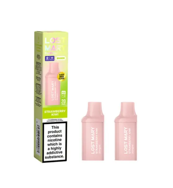 Lost Mary BM600 Strawberry Kiwi Prefilled Pod Kit – 20mg