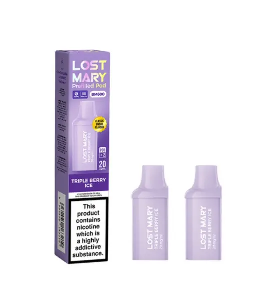 Lost Mary BM600 Triple Berry Ice Prefilled Pod Kit – 20mg
