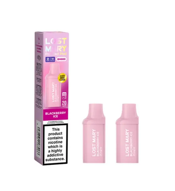 Lost Mary BM600 Blackberry Ice Prefilled Pods – 20mg
