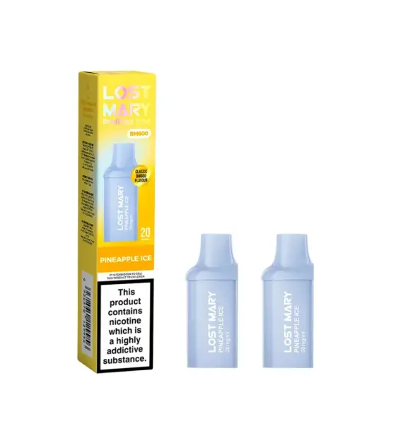 Lost Mary BM600 Pineapple Ice Prefilled Pods – 20mg
