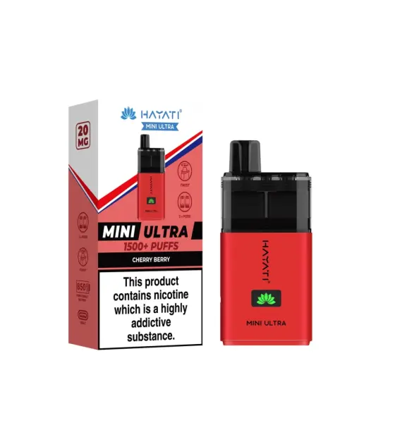 Hayati Mini Ultra Cherry Berry Prefilled Pod Kit – 20mg