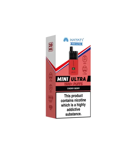 Hayati Mini Ultra Cherry Berry Prefilled Pods – 20mg