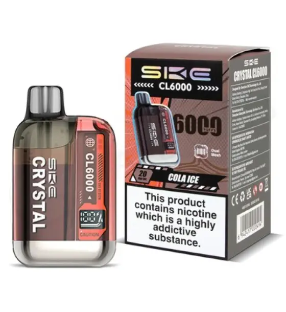 SKE Crystal CL6000 Cola Ice Prefilled Pod Kit – 20mg