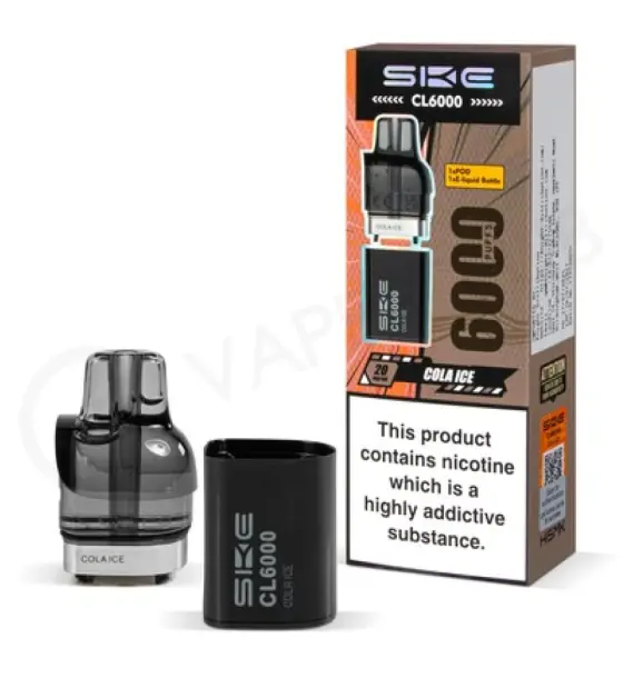 SKE Crystal CL6000 Cola Ice Prefilled Pods – 20mg