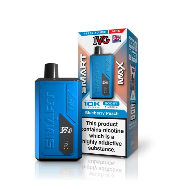 IVG Smart Max 10K Blueberry Peach Prefilled Pod Kit – 20mg