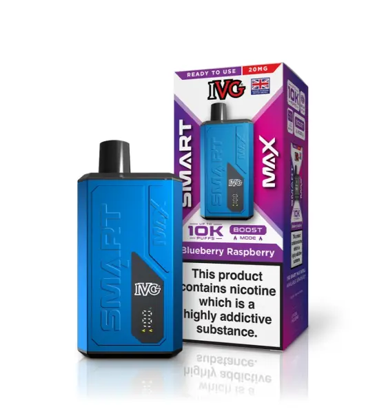 IVG Smart Max 10K Blueberry Raspberry Prefilled Pod Kit – 20mg
