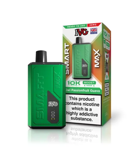 IVG Smart Max 10K Kiwi Passionfruit Guava Prefilled Pod Kit – 20mg