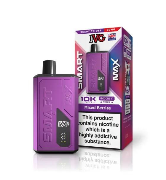 IVG Smart Max 10K Mixed Berries Prefilled Pod Kit – 20mg