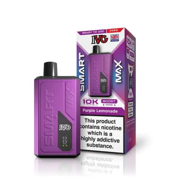 IVG Smart Max 10K Purple Lemonade Prefilled Pod Kit – 20mg