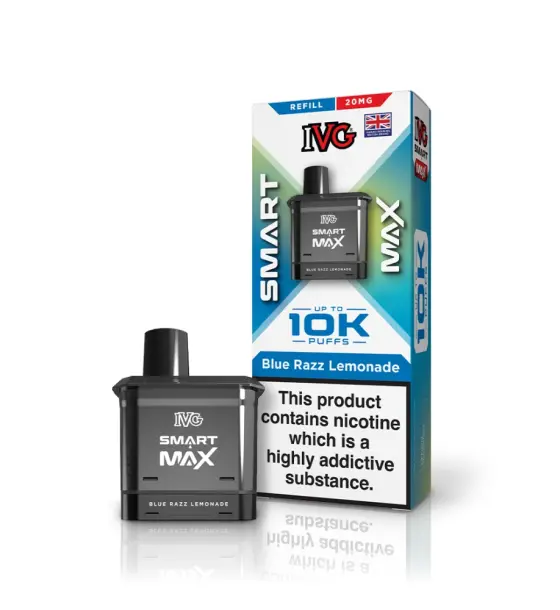 IVG Smart Max 10K Blue Razz Lemonade Refill Pod – 20mg