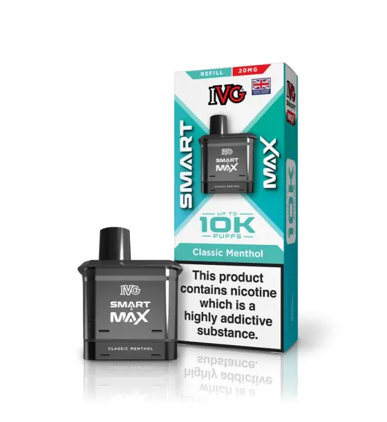 IVG Smart Max 10K Classic Menthol Refill Pod – 20mg
