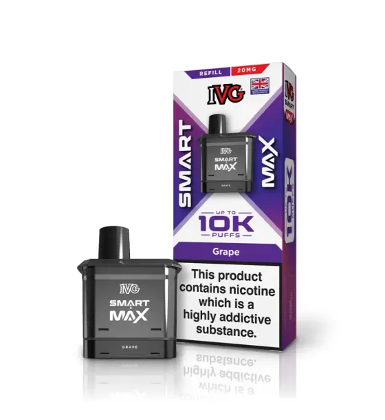 IVG Smart Max 10K Grape Refill Pod – 20mg