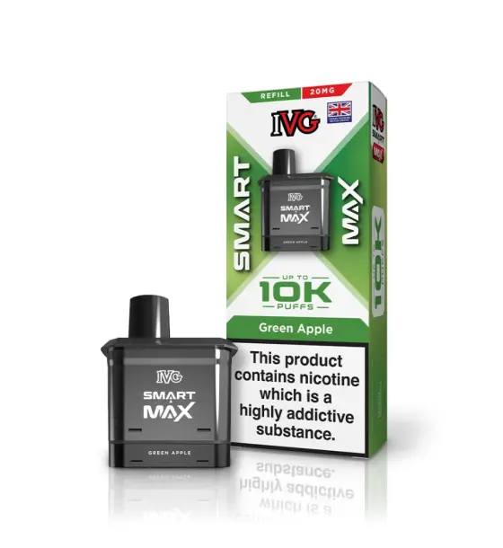 IVG Smart Max 10K Green Apple Refill Pod – 20mg