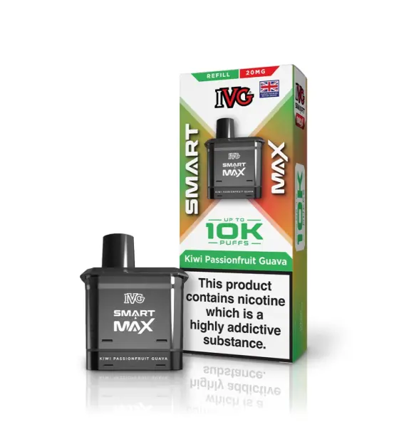 IVG Smart Max 10K Kiwi Passionfruit Guava Refill Pod – 20mg