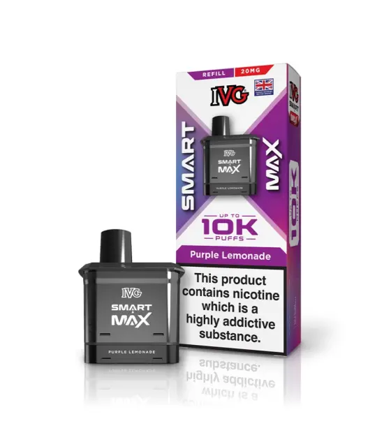 IVG Smart Max 10K Purple Lemonade Refill Pod – 20mg