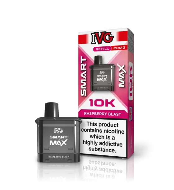 IVG Smart Max 10K Raspberry Blast Refill Pod – 20mg