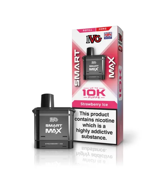 IVG Smart Max 10K Strawberry Ice Refill Pod – 20mg