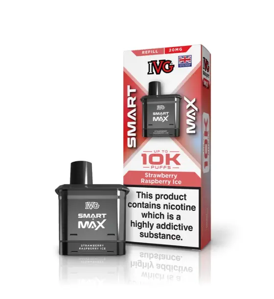 IVG Smart Max 10K Strawberry Raspberry Ice Refill Pod – 20mg