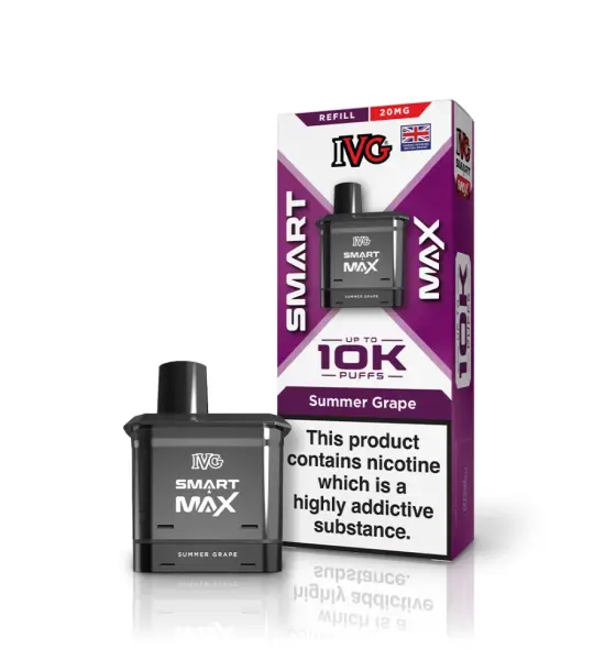 IVG Smart Max 10K Summer Grape Refill Pod – 20mg