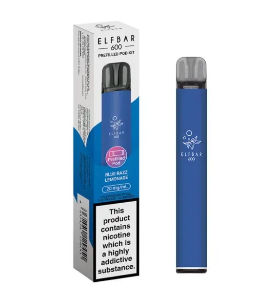 Elf Bar 600 Blue Razz Lemonade Prefilled Pod Kit – 20mg