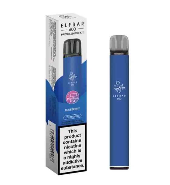 Elf Bar 600 Blueberry Prefilled Pod Kit – 20mg