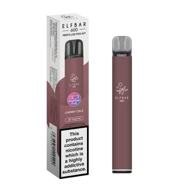 Elf Bar 600 Cherry Cola Prefilled Pod Kit – 20mg