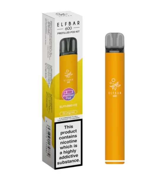 Elf Bar 600 Elfturbo Ice Prefilled Pod Kit – 20mg