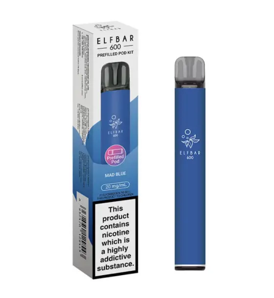 Elf Bar 600 Mad Blue Prefilled Pod Kit – 20mg