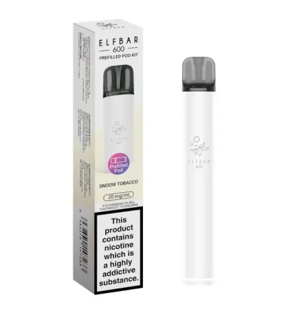Elf Bar 600 Snoow Tobacco Prefilled Pod Kit – 20mg