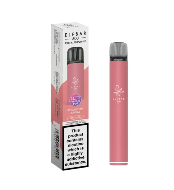 Elf Bar 600 Strawberry Ice Prefilled Pod Kit – 20mg