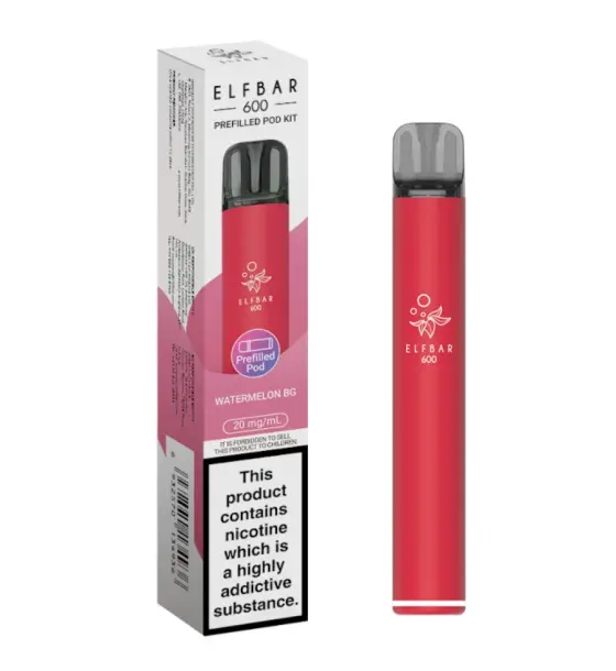 Elf Bar 600 Watermelon BG Prefilled Pod Kit – 20mg