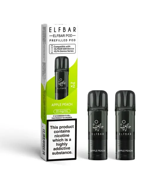 Elf Bar 600 Apple Peach Prefilled Pods – 20mg