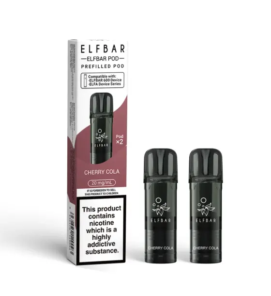Elf Bar 600 Cherry Cola Prefilled Pods – 20mg
