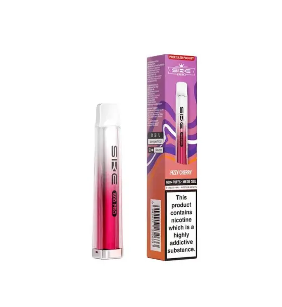 SKE Crystal 600 Pro Fizzy Cherry Prefilled Pod Kit – 20mg