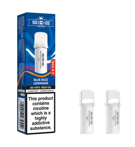 SKE Crystal 600 Pro Blue Razz Lemonade Prefilled Pods – 20mg