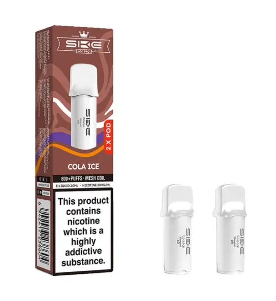 SKE Crystal 600 Pro Cola Ice Prefilled Pods – 20mg