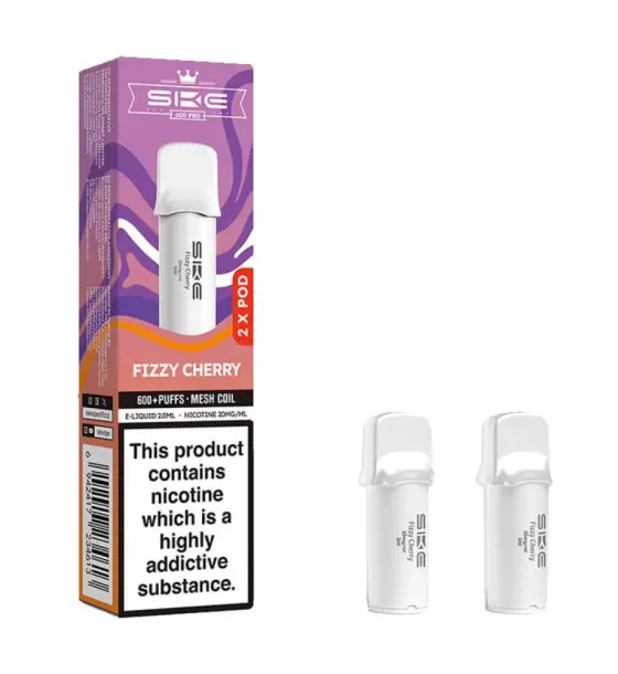 SKE Crystal 600 Pro Fizzy Cherry Prefilled Pods – 20mg