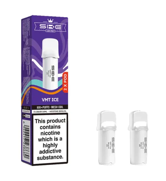 SKE Crystal 600 Pro VMT Ice Prefilled Pods – 20mg